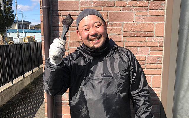 木ノ下塗装代表、山本のプロフィール画像です。